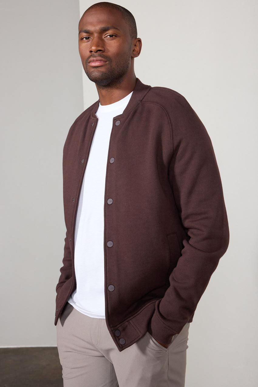 Button up bomber jacket online