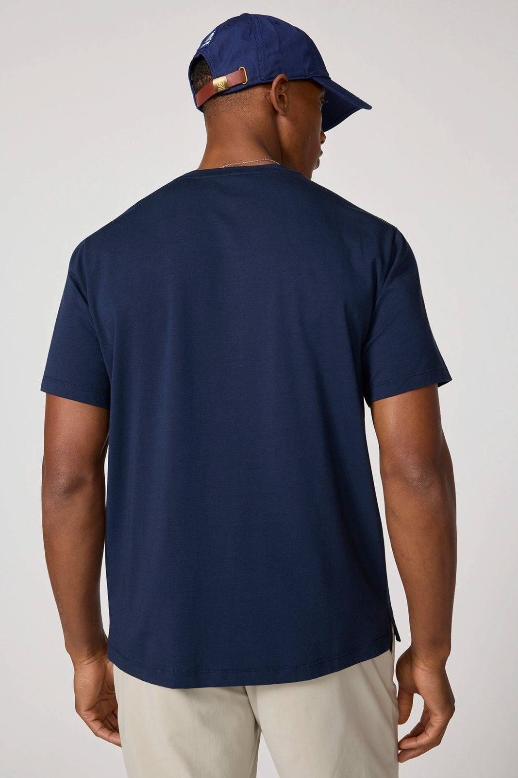Pima Cotton Tee - Navy Blazer