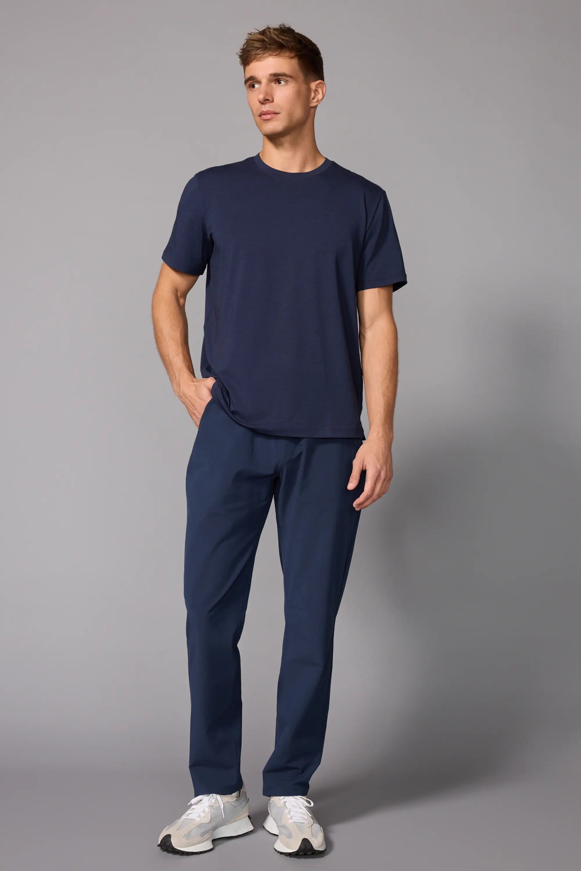 Pima Cotton Tee - Navy Blazer