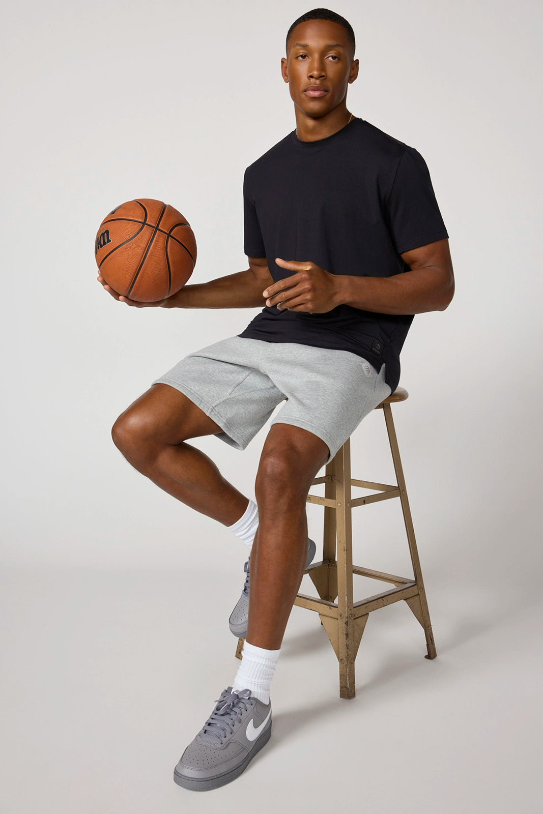 Pima Cotton Tee - Black