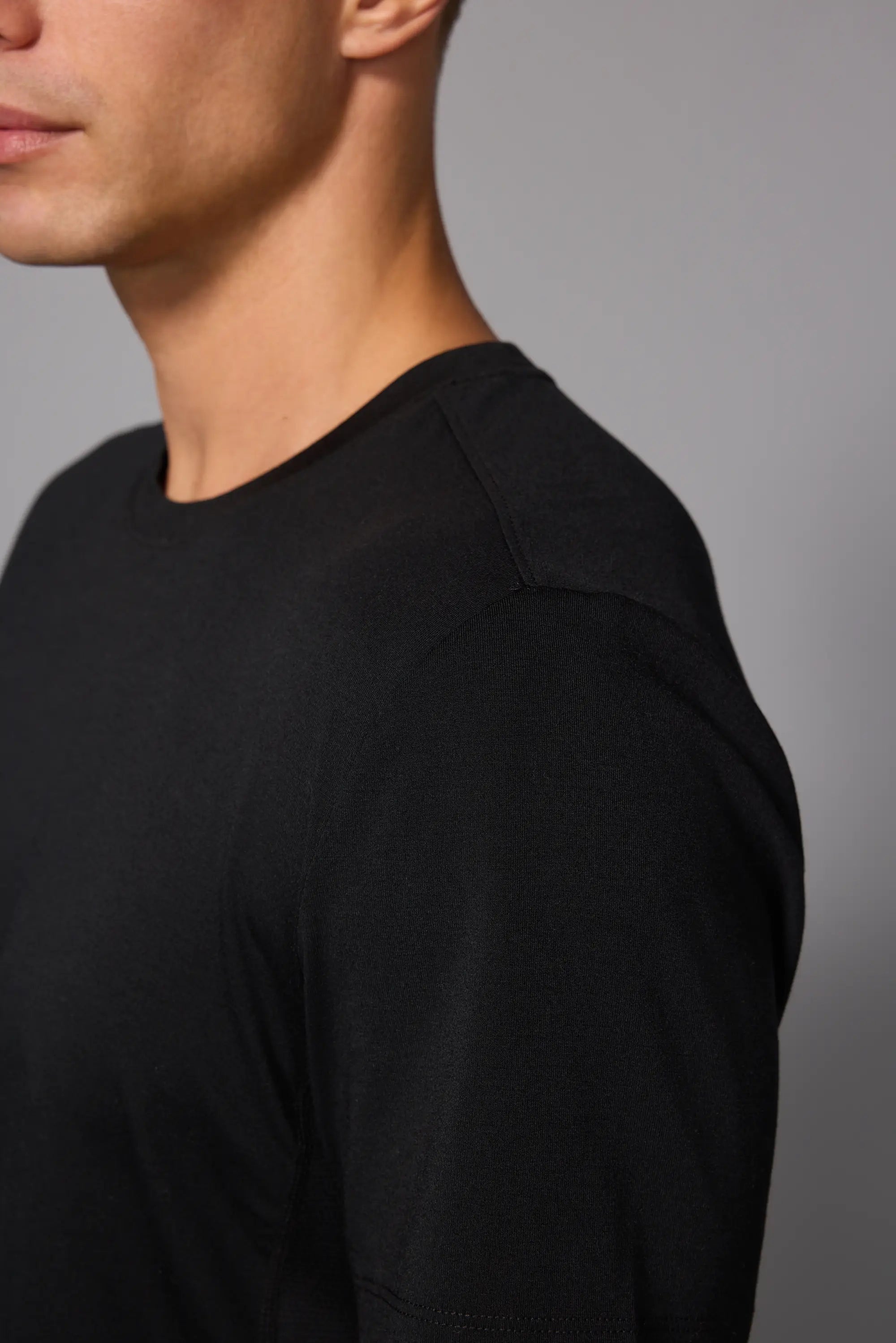 Pima Cotton Tee - Black
