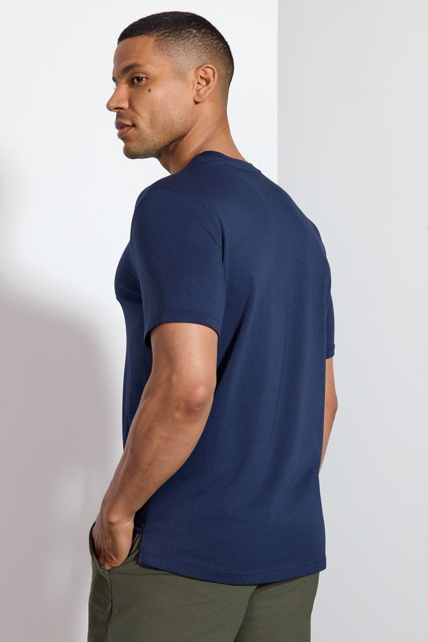 Pima Cotton Tee - Deep Navy