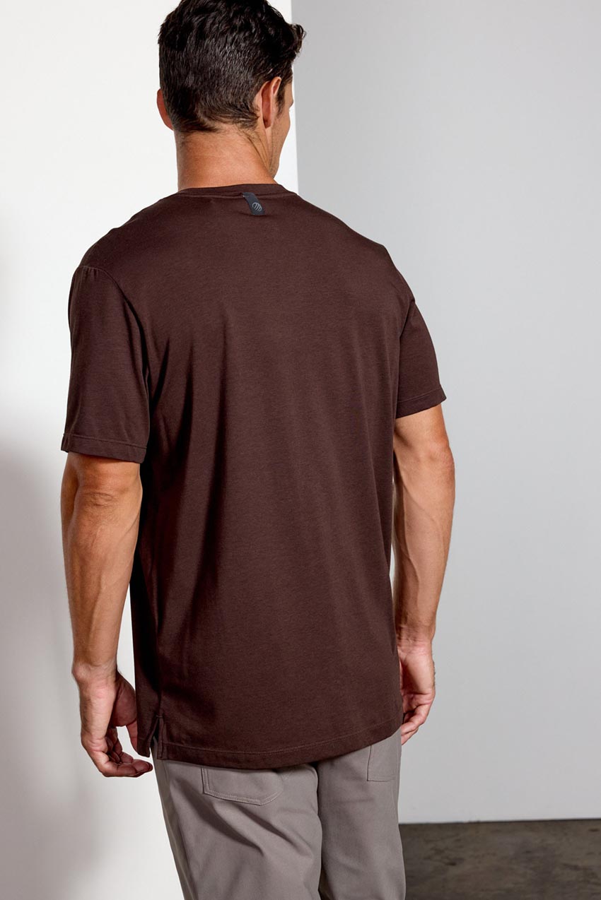 Pima Cotton Tee - Chocolate Brown