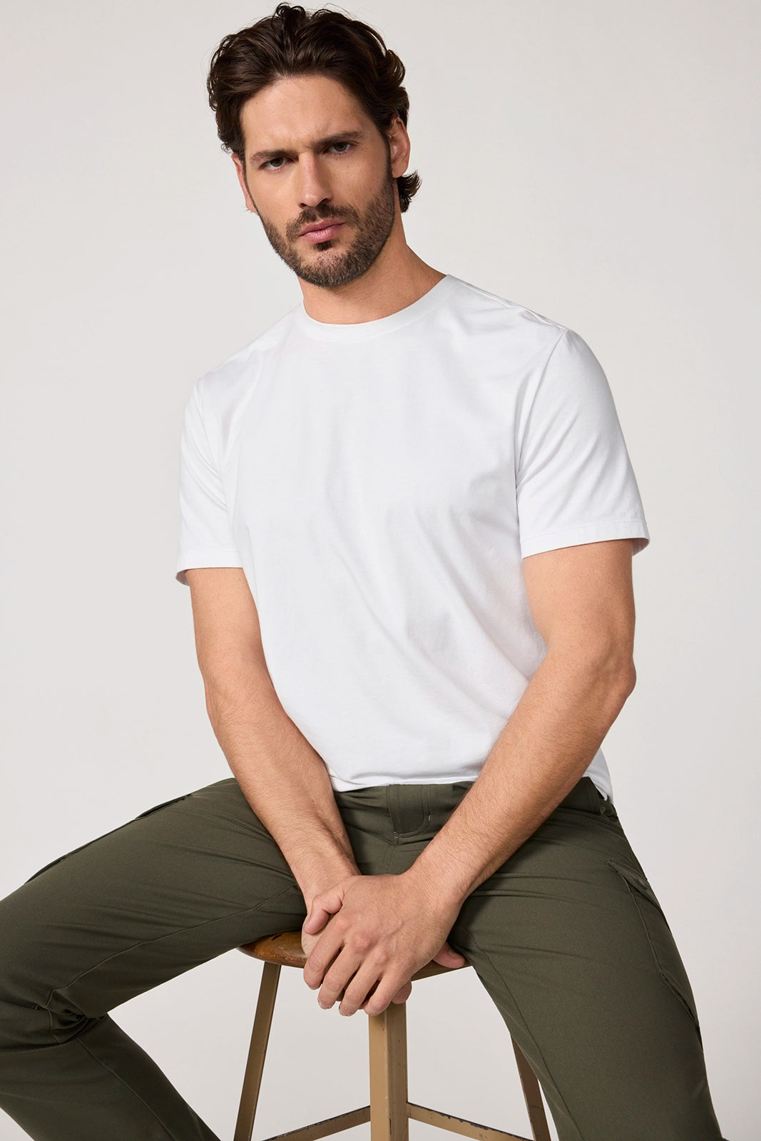 Pima Cotton Tee - Brilliant White