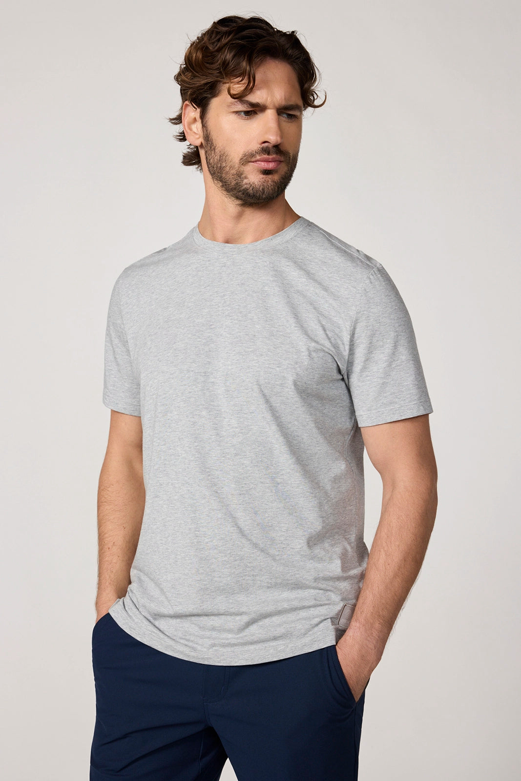 Pima Cotton Tee - Htr Concrete