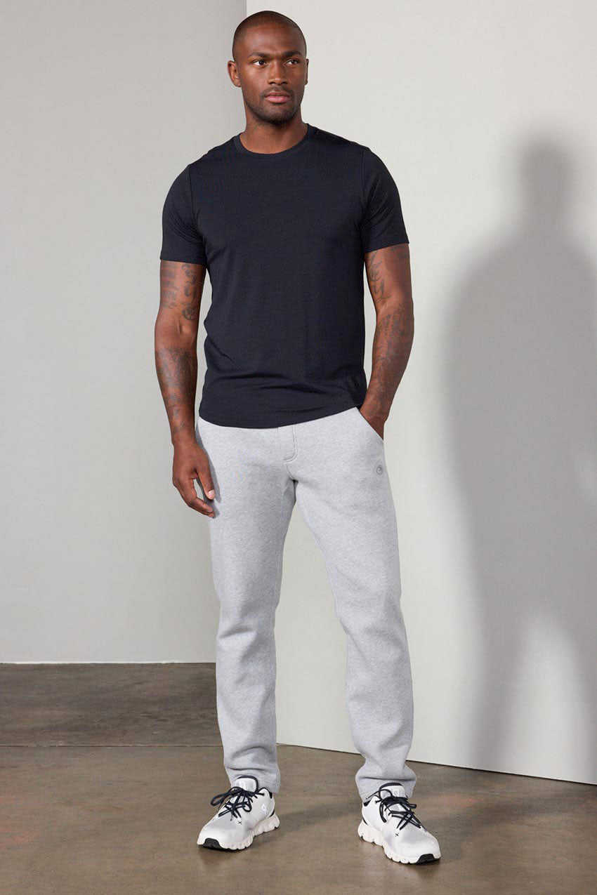 Pima Cotton Curved Hem Tee