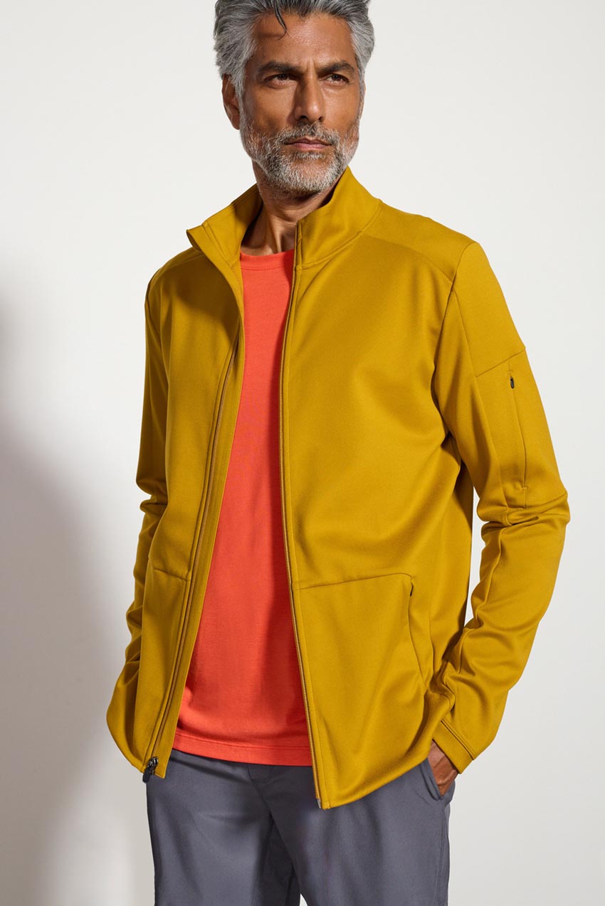 Polyester zip best sale up jacket