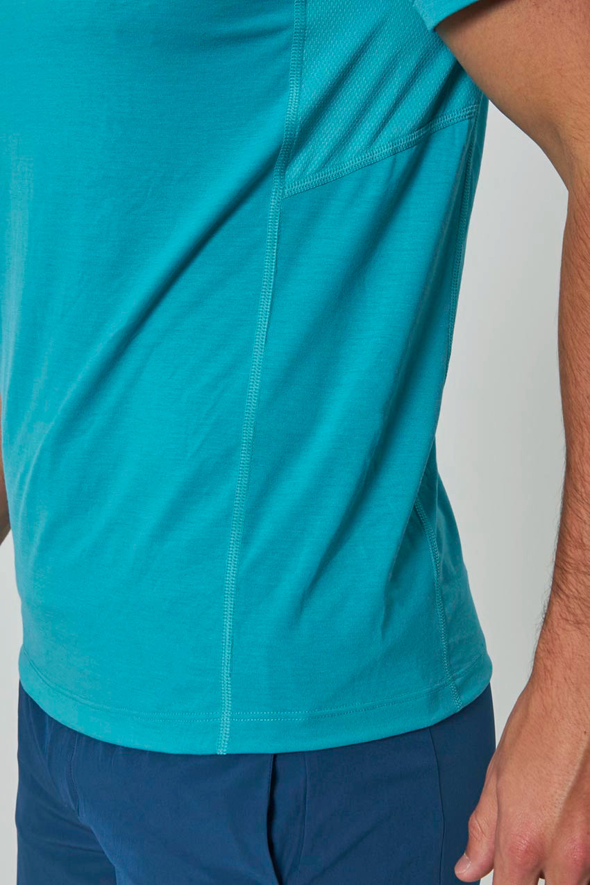 Performance Knit Tee - Bluebird