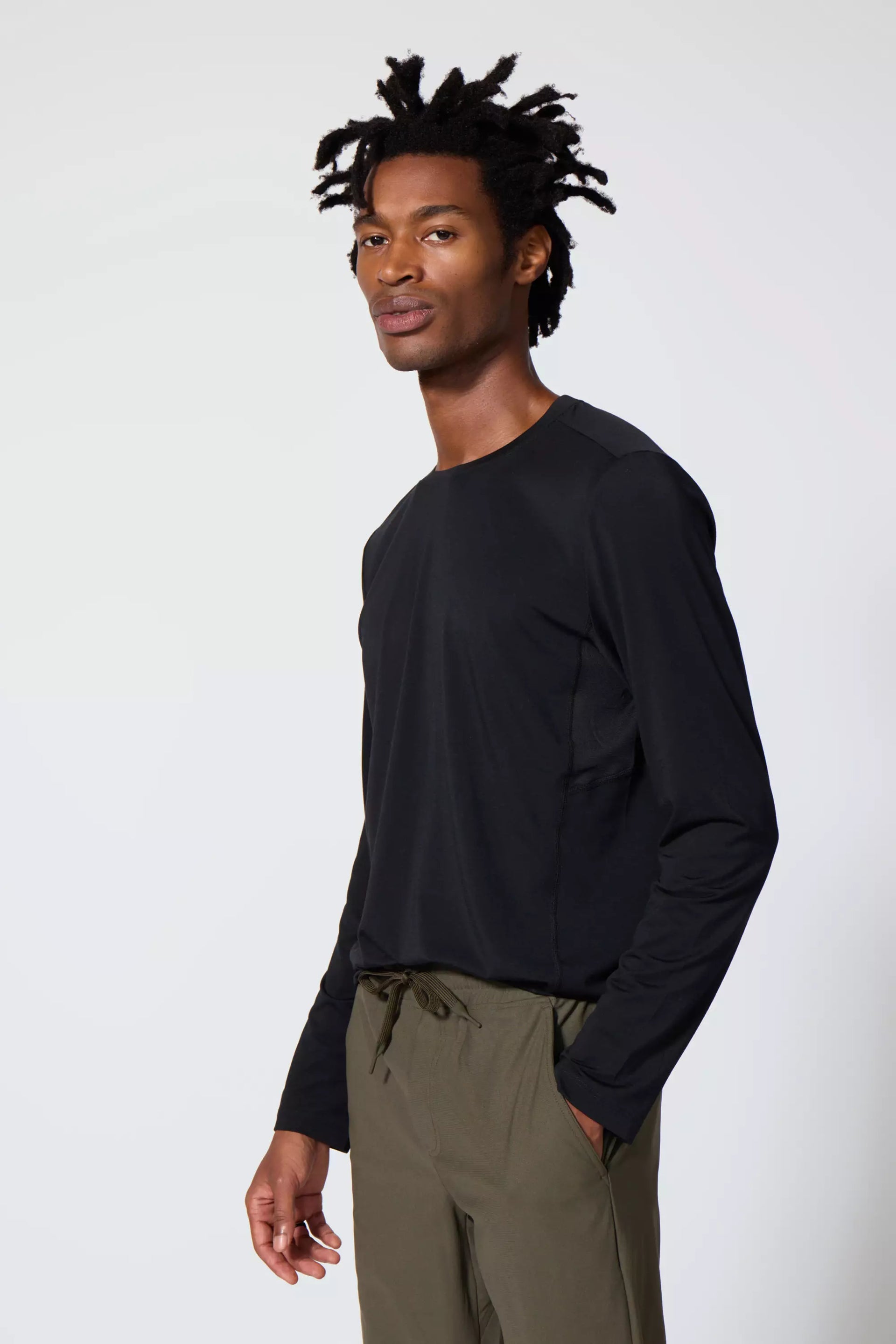 ON Performance Long-T ブラック S Men's Performance Long-T | Black | On United States