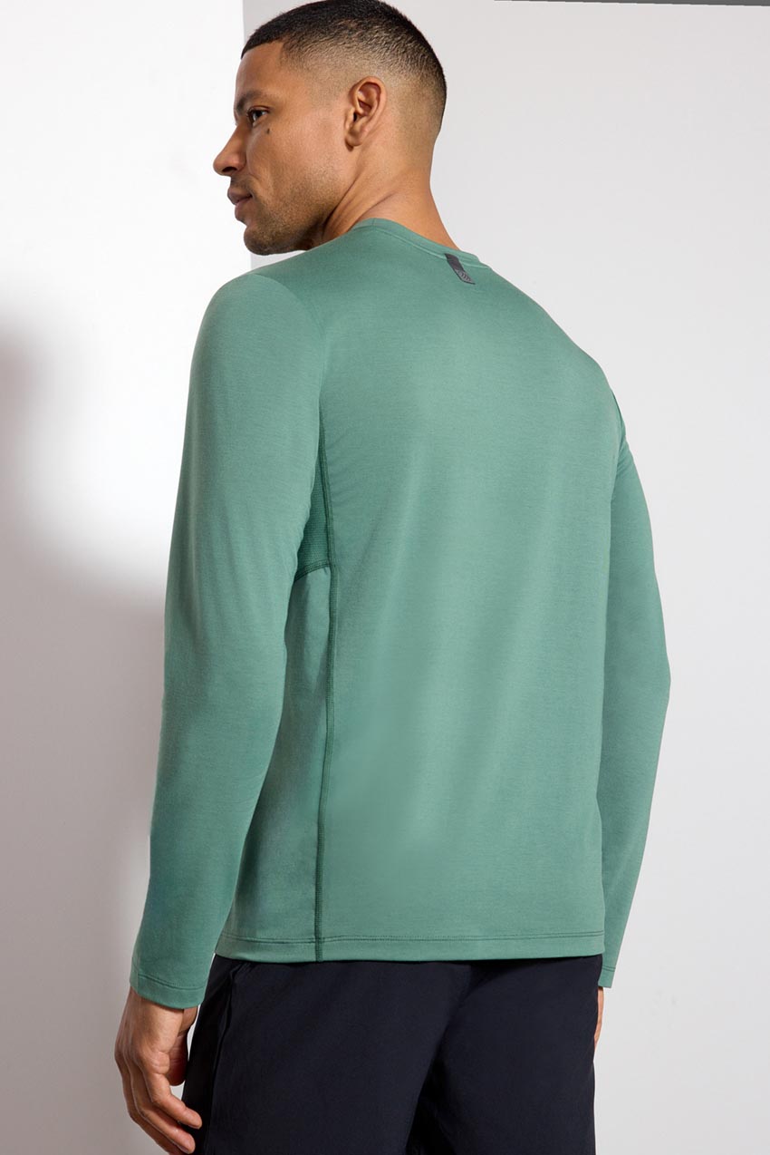 T-shirt à manches longues pour hommes en tricot tricoté - Myrtle