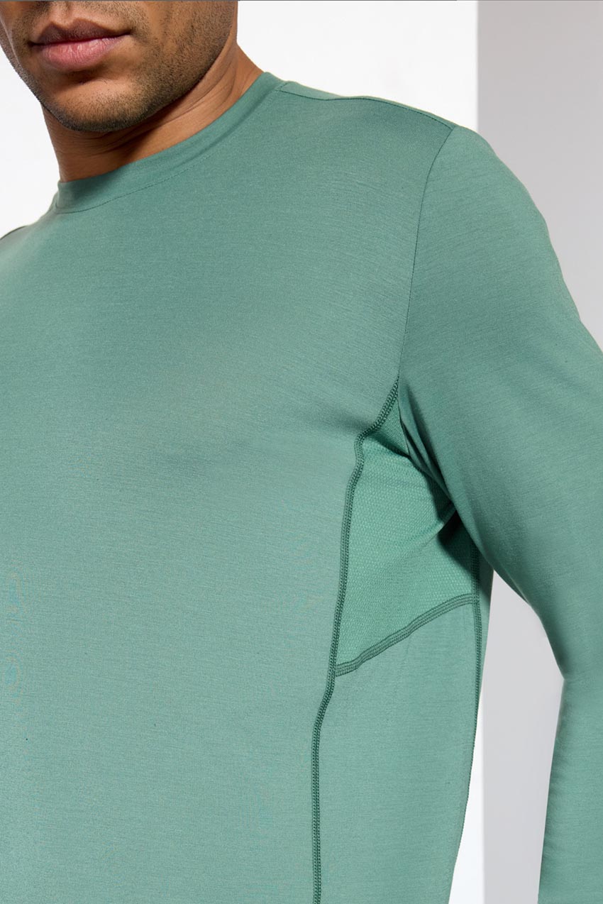 T-shirt à manches longues pour hommes en tricot tricoté - Myrtle