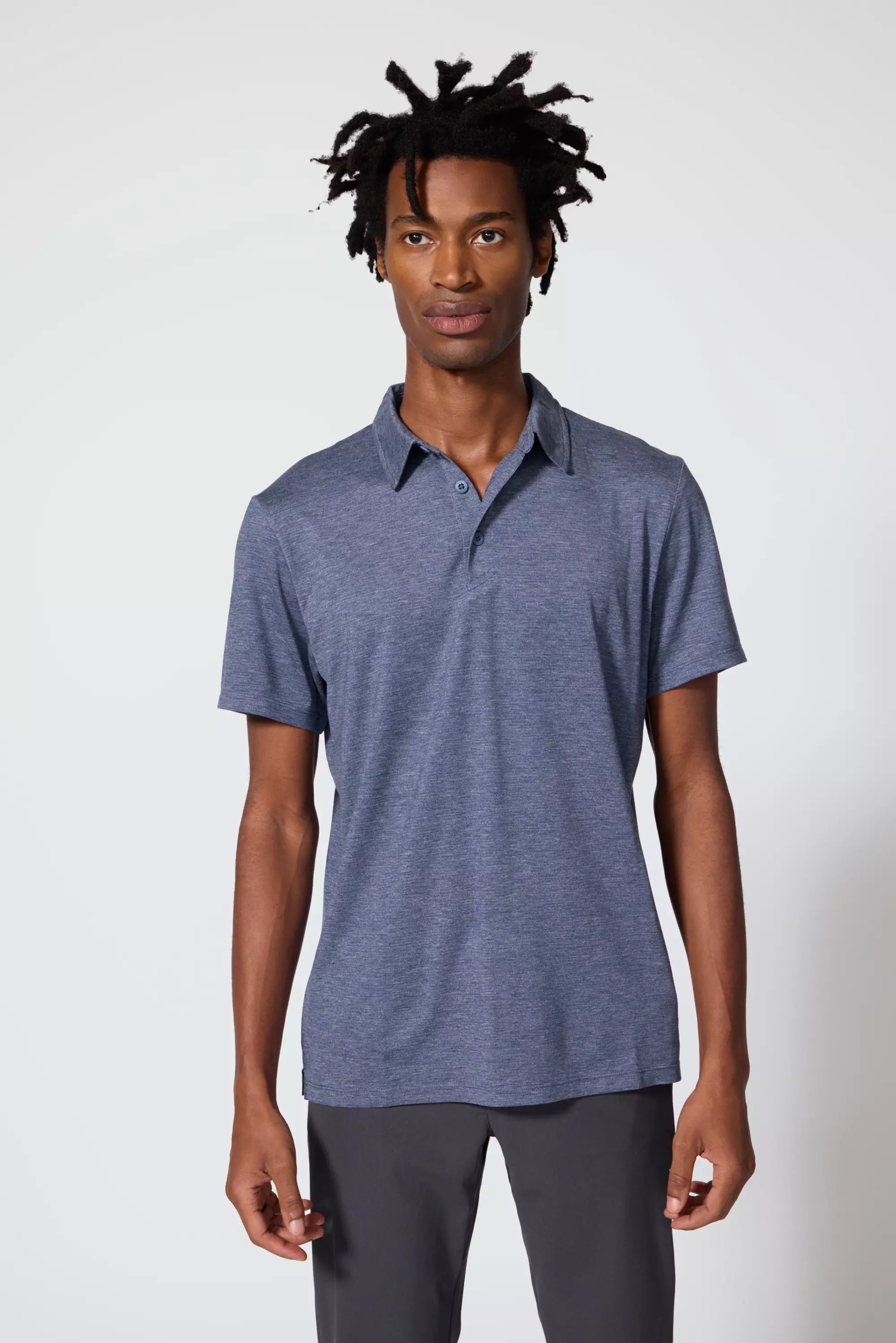 Triumph Polo - Melange Deep Navy