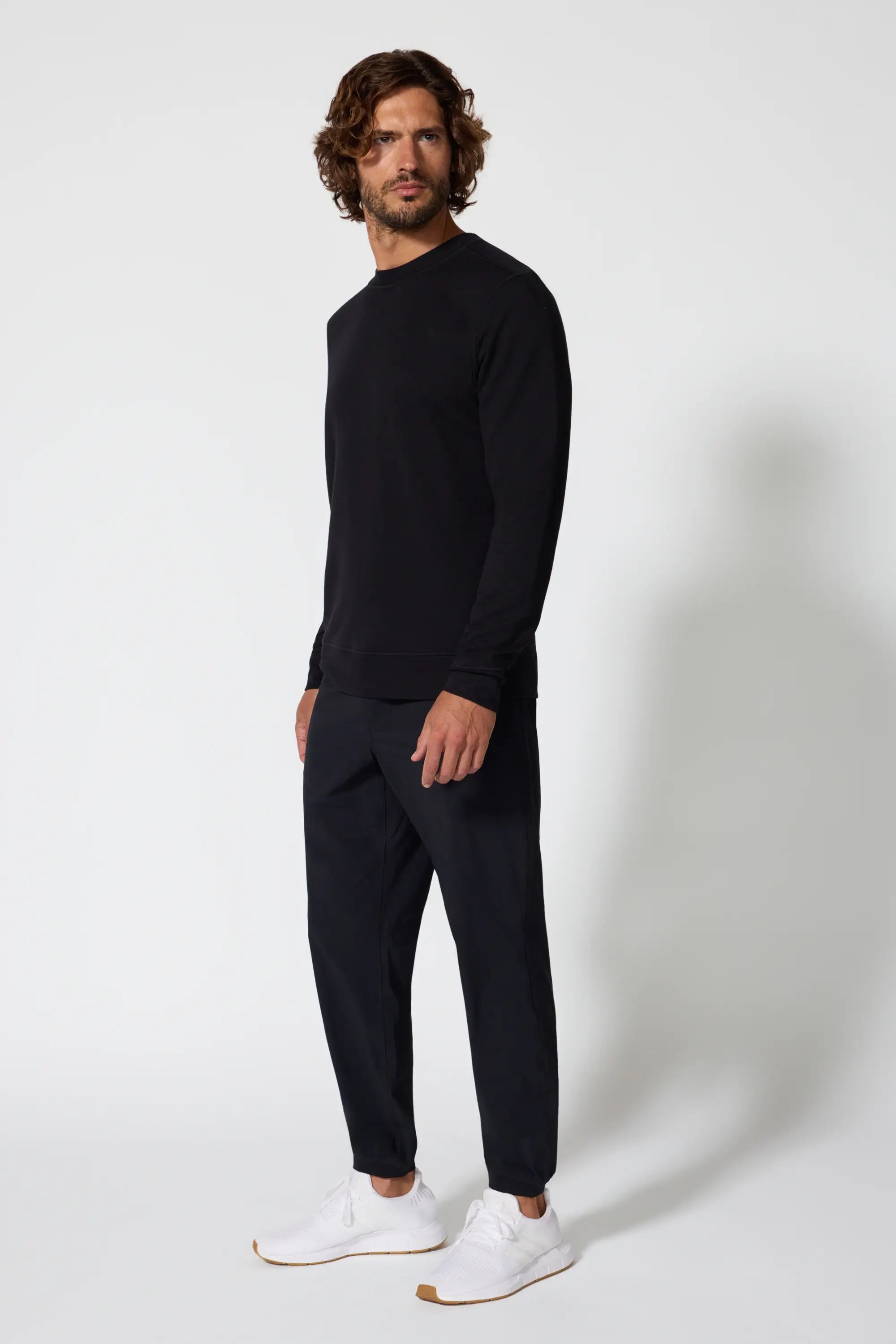 Men's Cozy Fleece Pullover - Black