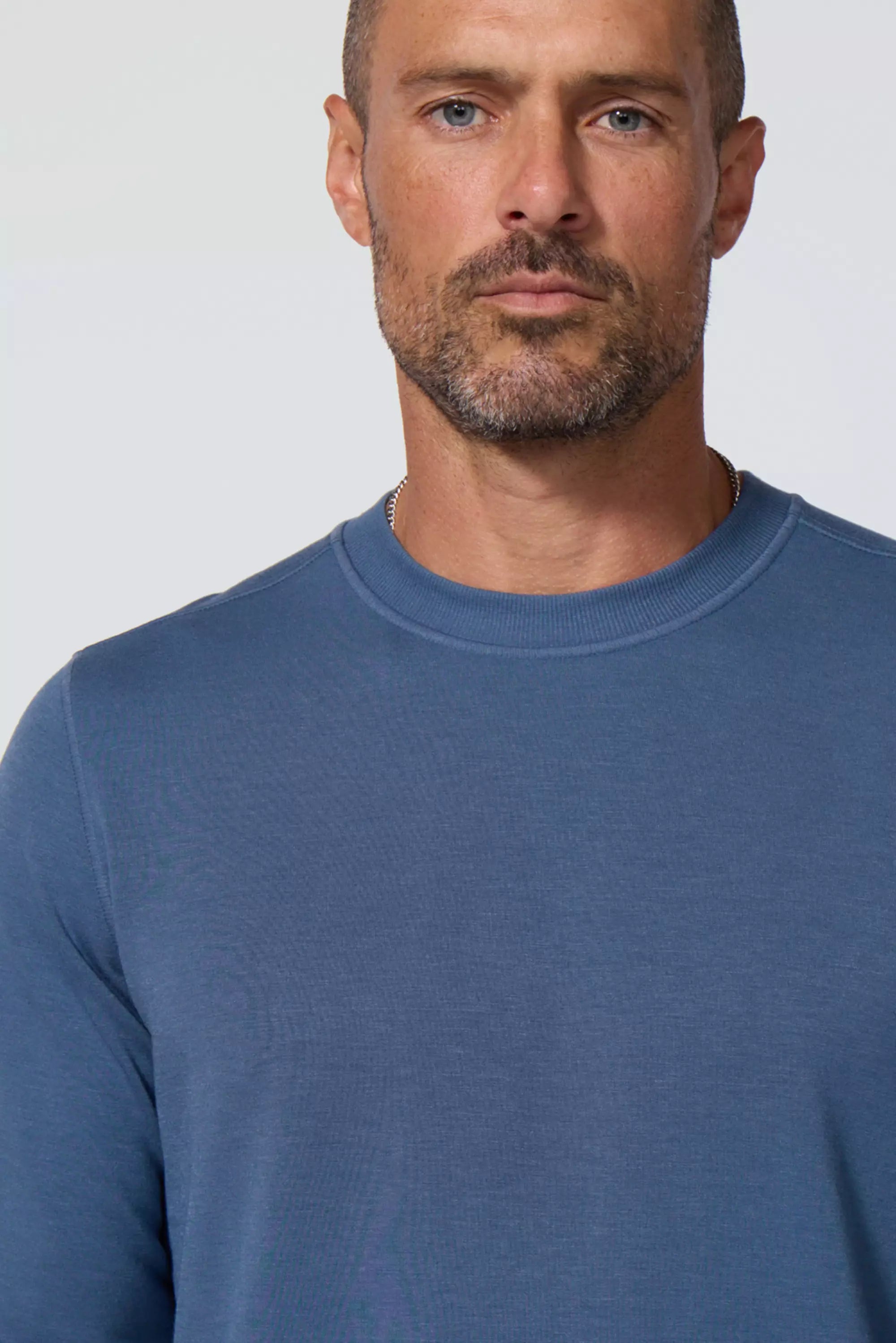 Men's Cozy Fleece Pullover - Petrol Blue