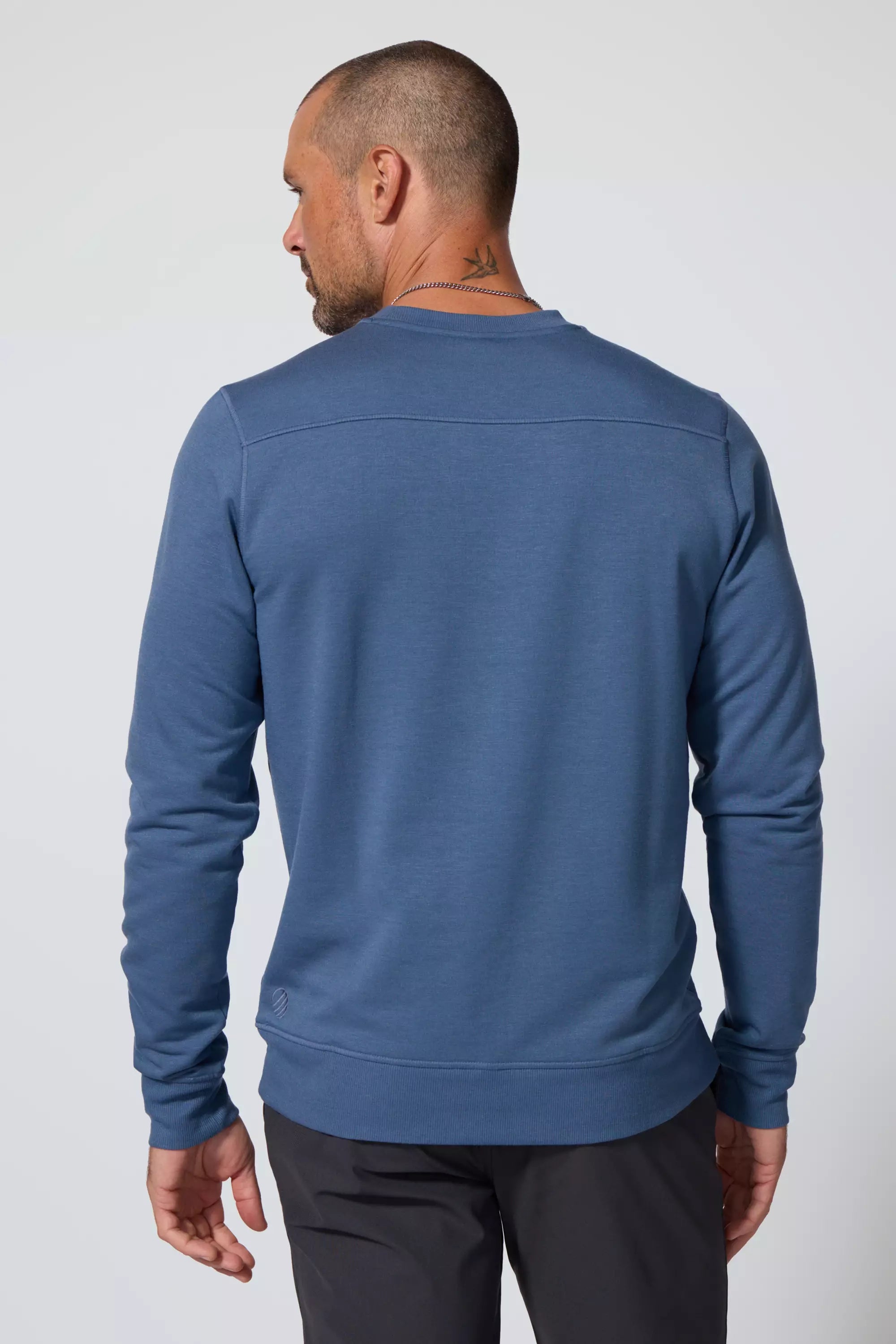 Men's Cozy Fleece Pullover - Petrol Blue