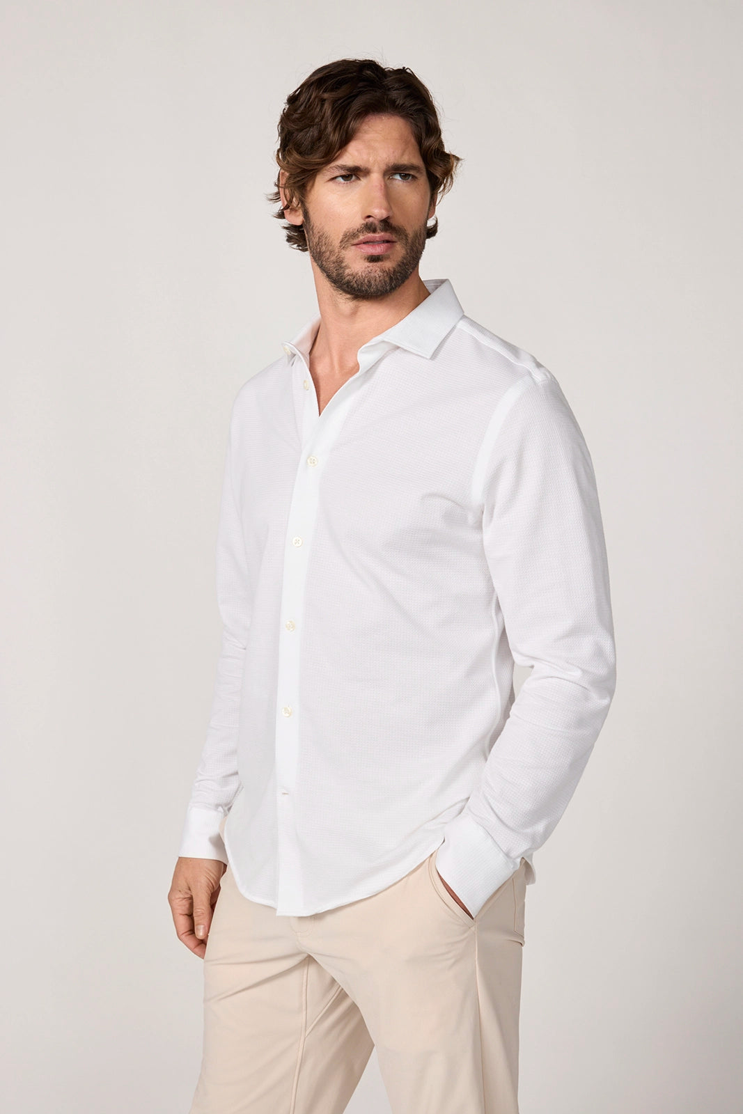 Performance Oxford Shirt - Brilliant White