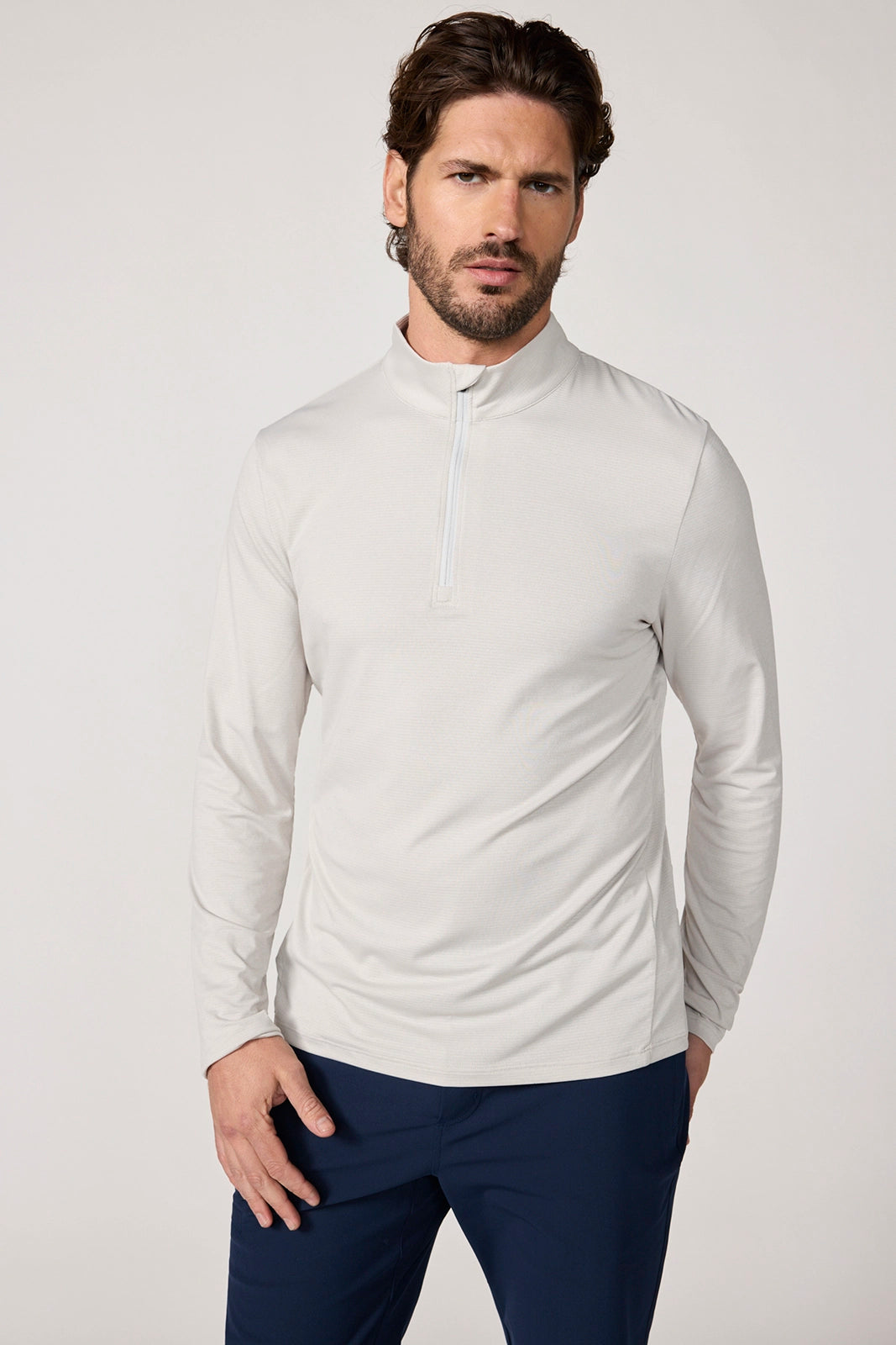 Succeed Long Sleeve Quarter Zip - Vapor Melange