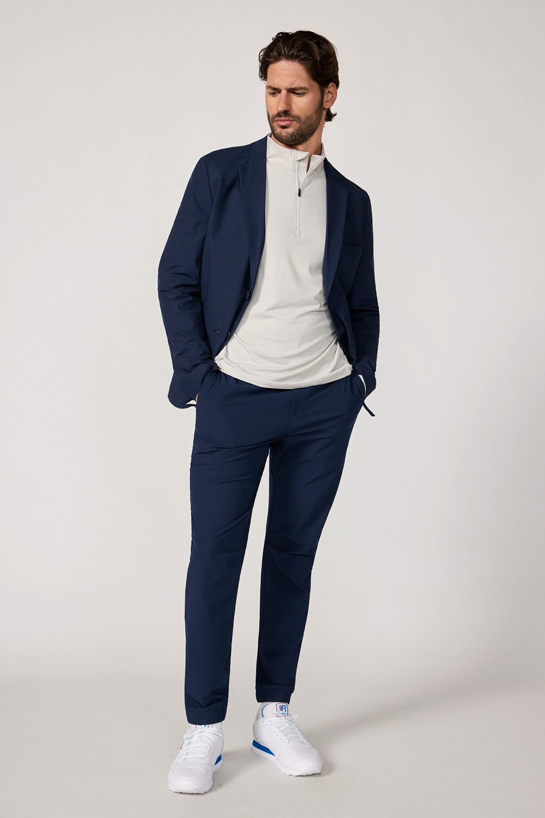 Succeed Long Sleeve Quarter Zip - Vapor Melange