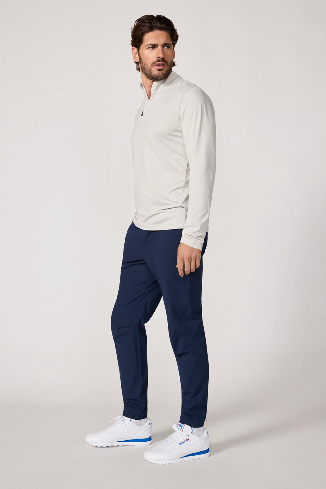 Succeed Long Sleeve Quarter Zip - Vapor Melange