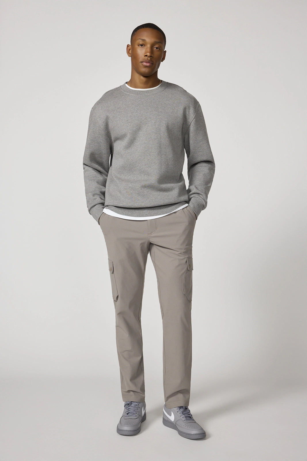 Men's Luxefleece Relaxed Sweatshirt - Htr Steel Grey