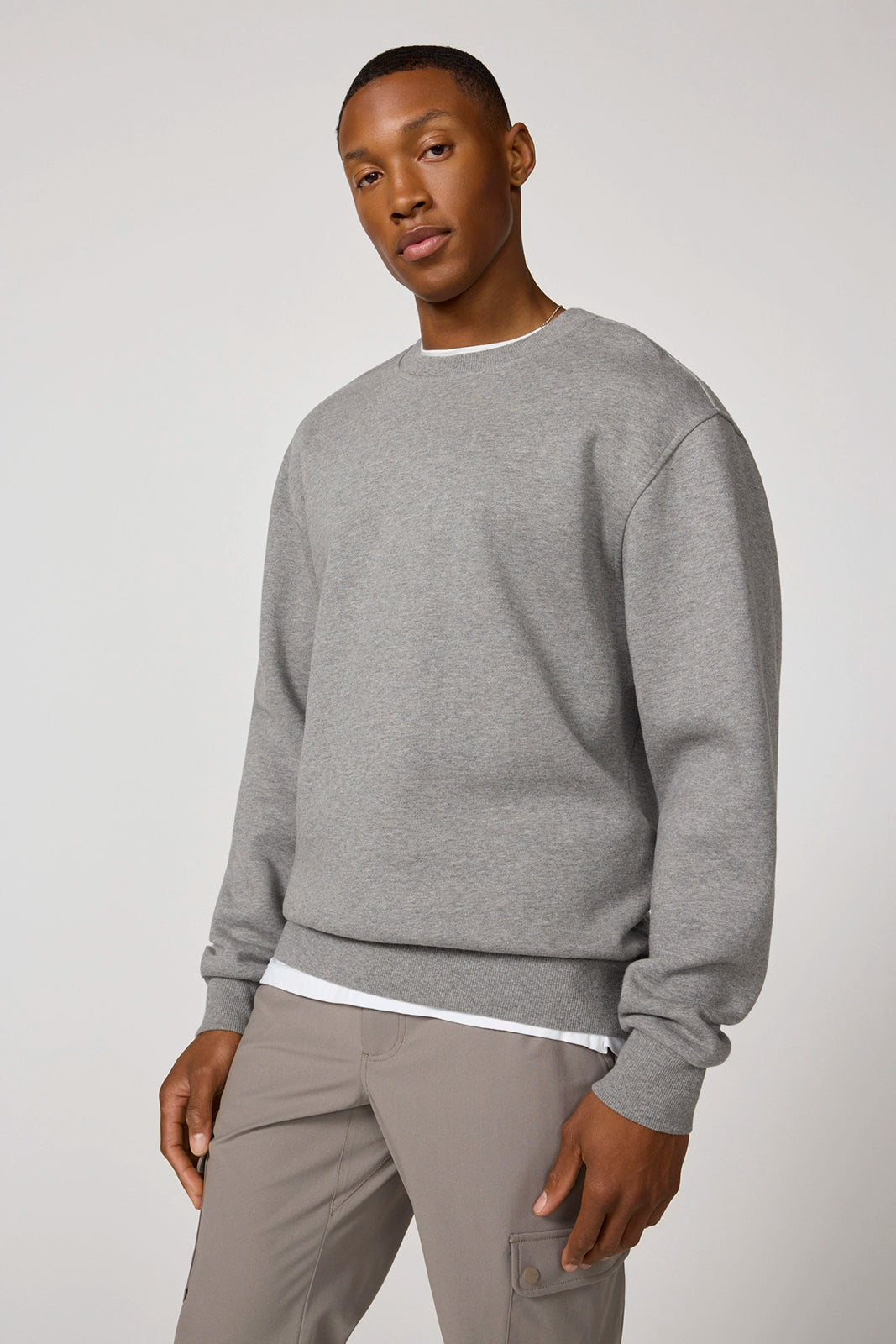 Men's Luxefleece Relaxed Sweatshirt - Htr Steel Grey