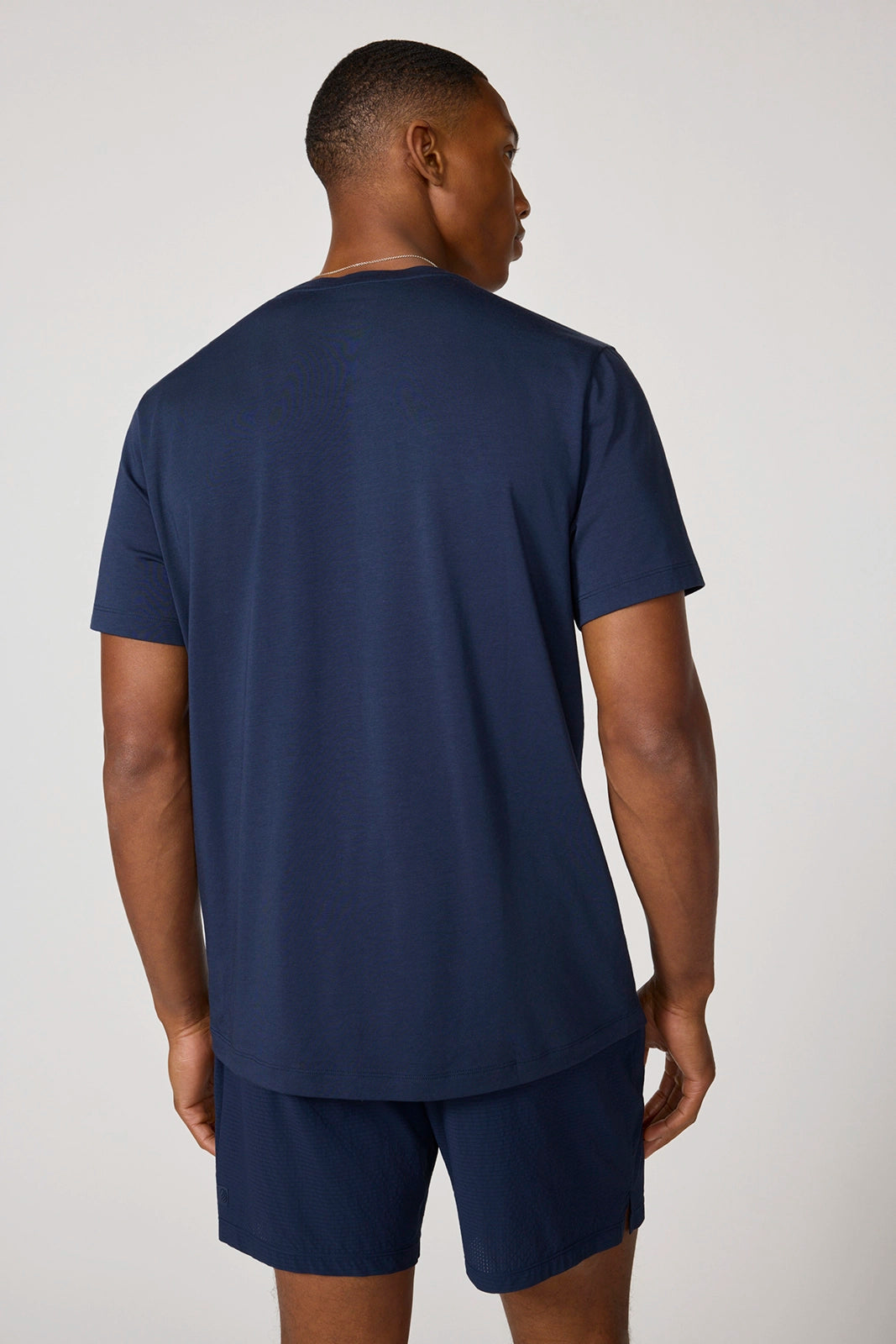 The Essential Pima Crew Pocket Tee - Navy Blazer