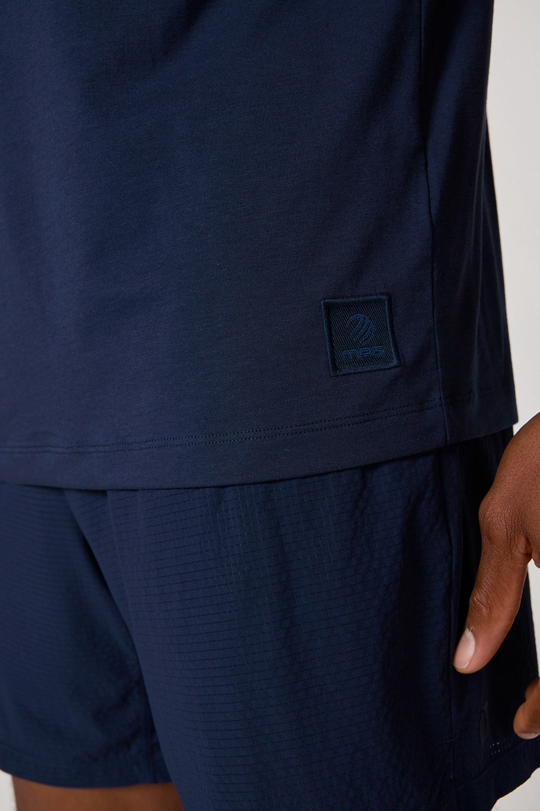 The Essential Pima Crew Pocket Tee - Navy Blazer