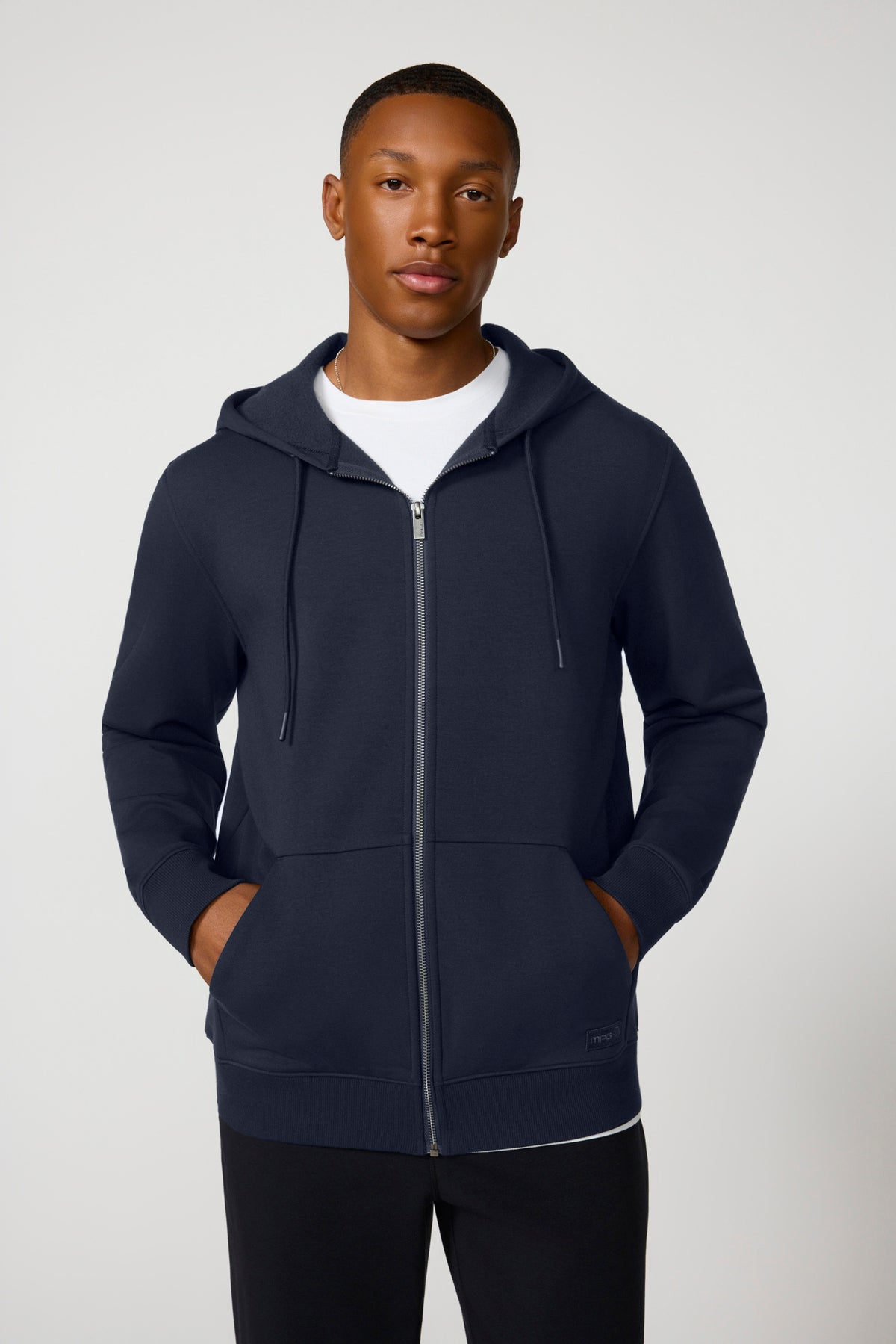 Ultrasoft Fleece Full Zip Hoodie - Navy Blazer