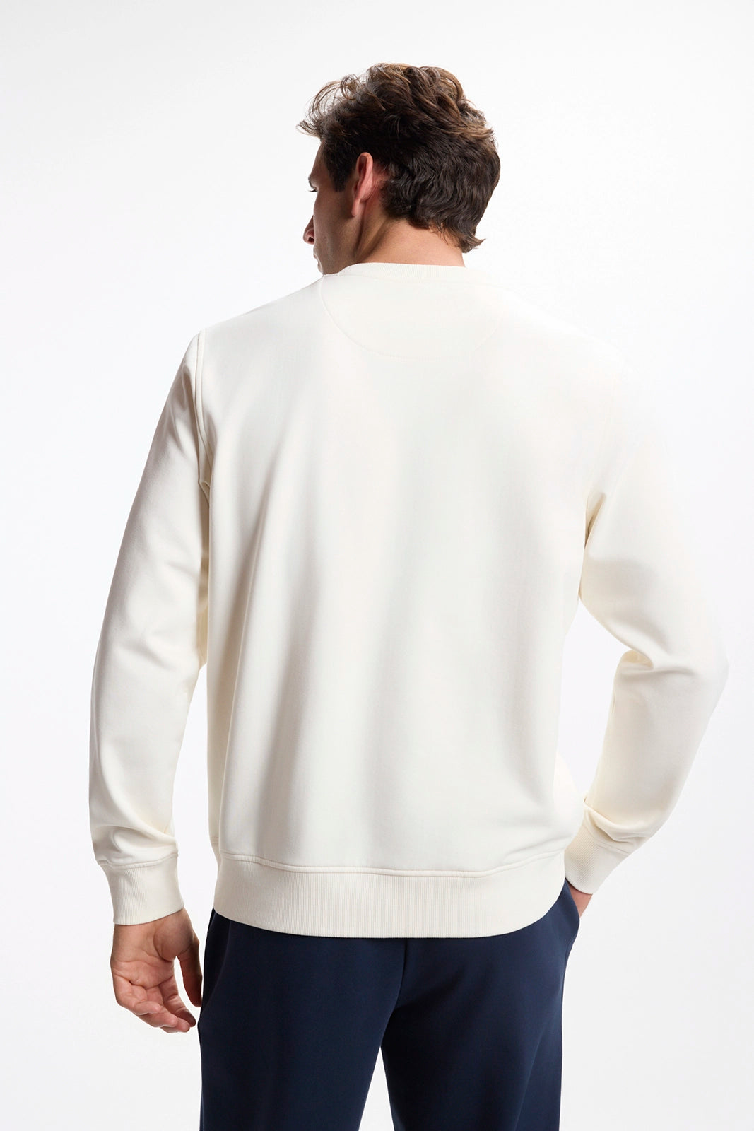 Ultrasoft Fleece Crew Neck - Vanilla