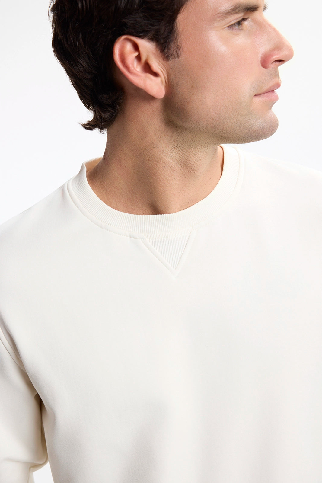 Ultrasoft Fleece Crew Neck - Vanilla