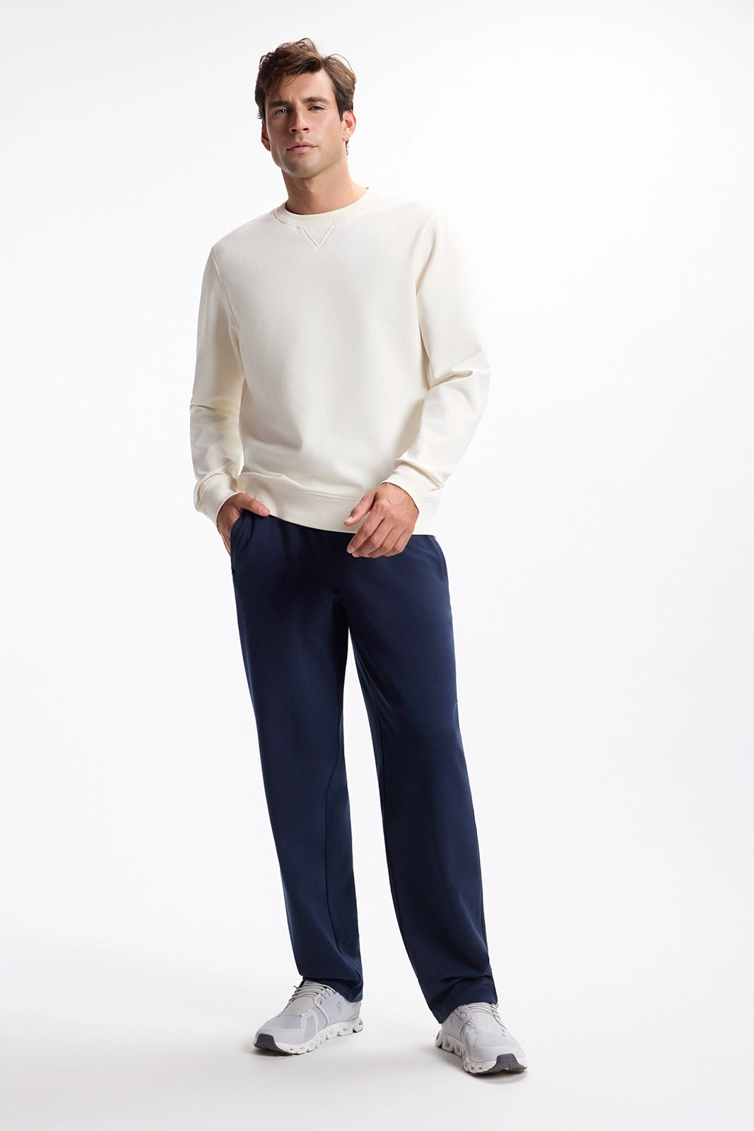 Ultrasoft Fleece Crew Neck - Vanilla