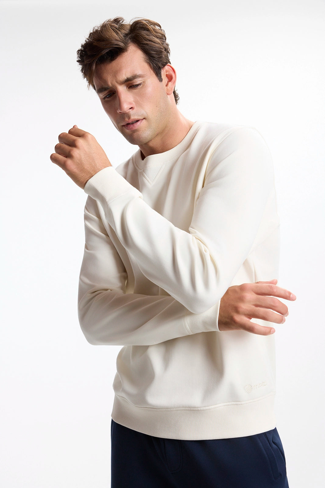 Ultrasoft Fleece Crew Neck - Vanilla