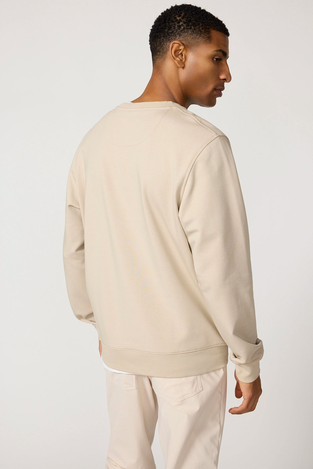 Ultrasoft Fleece Crew Neck - Island Fossil