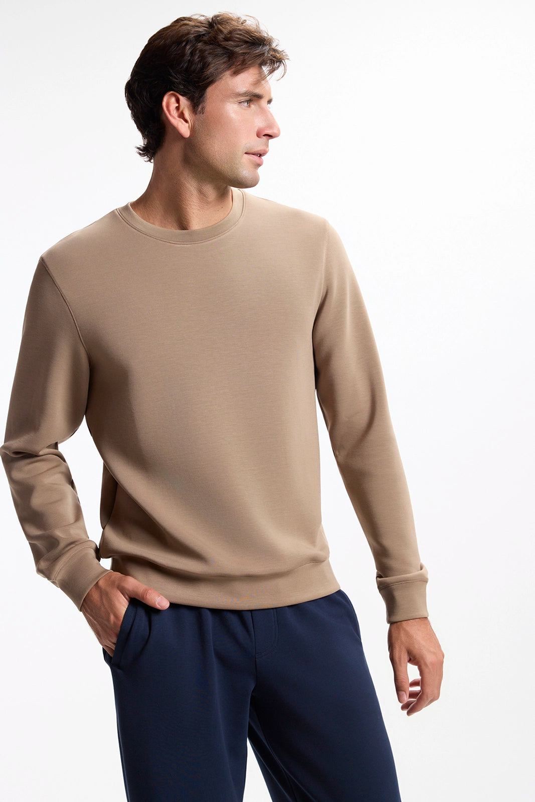 Dreamweave™ Crew Neck Pullover - Caribou