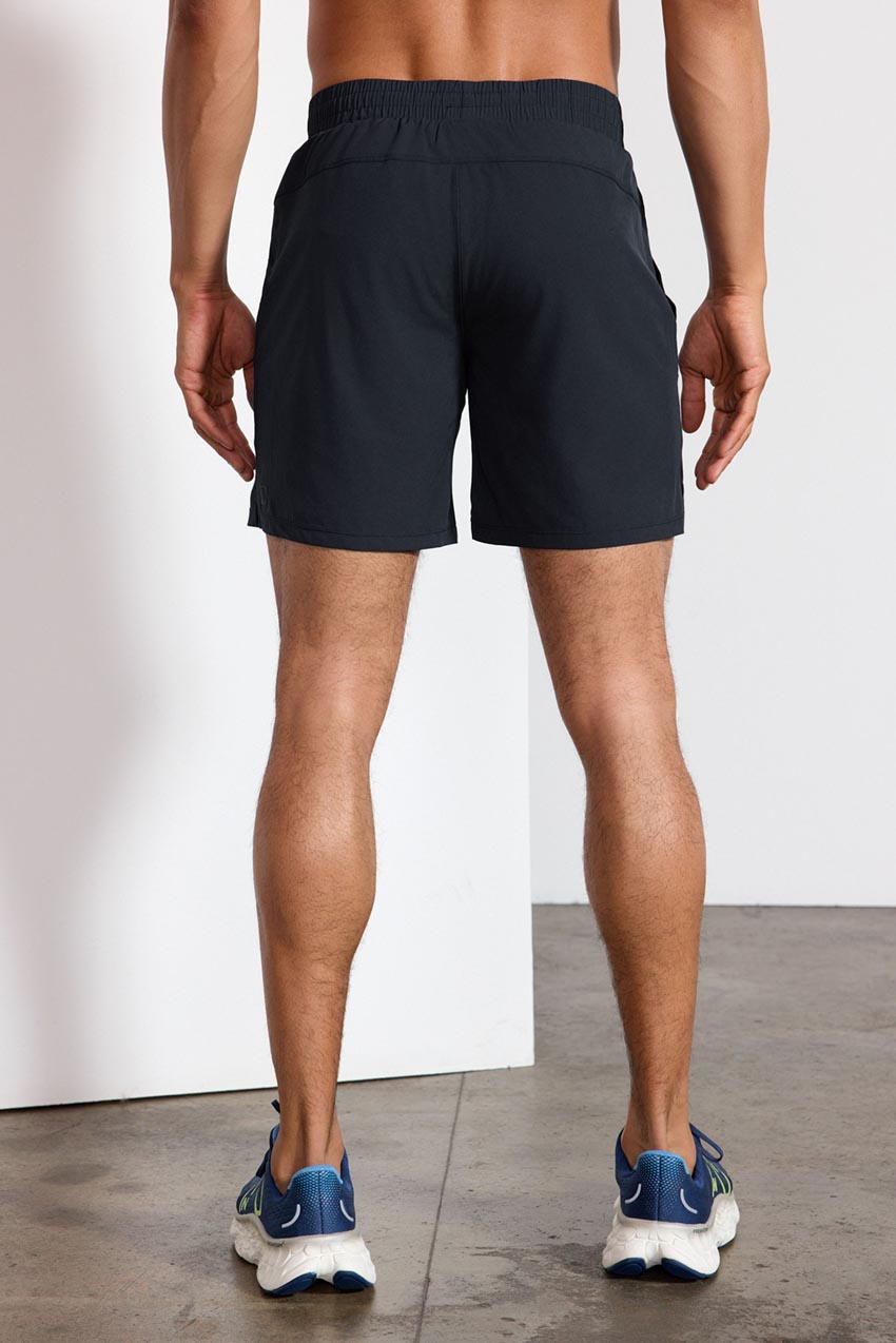 Stride Sweat / Swim Short con Liner - 7 " - Negro / Primrose