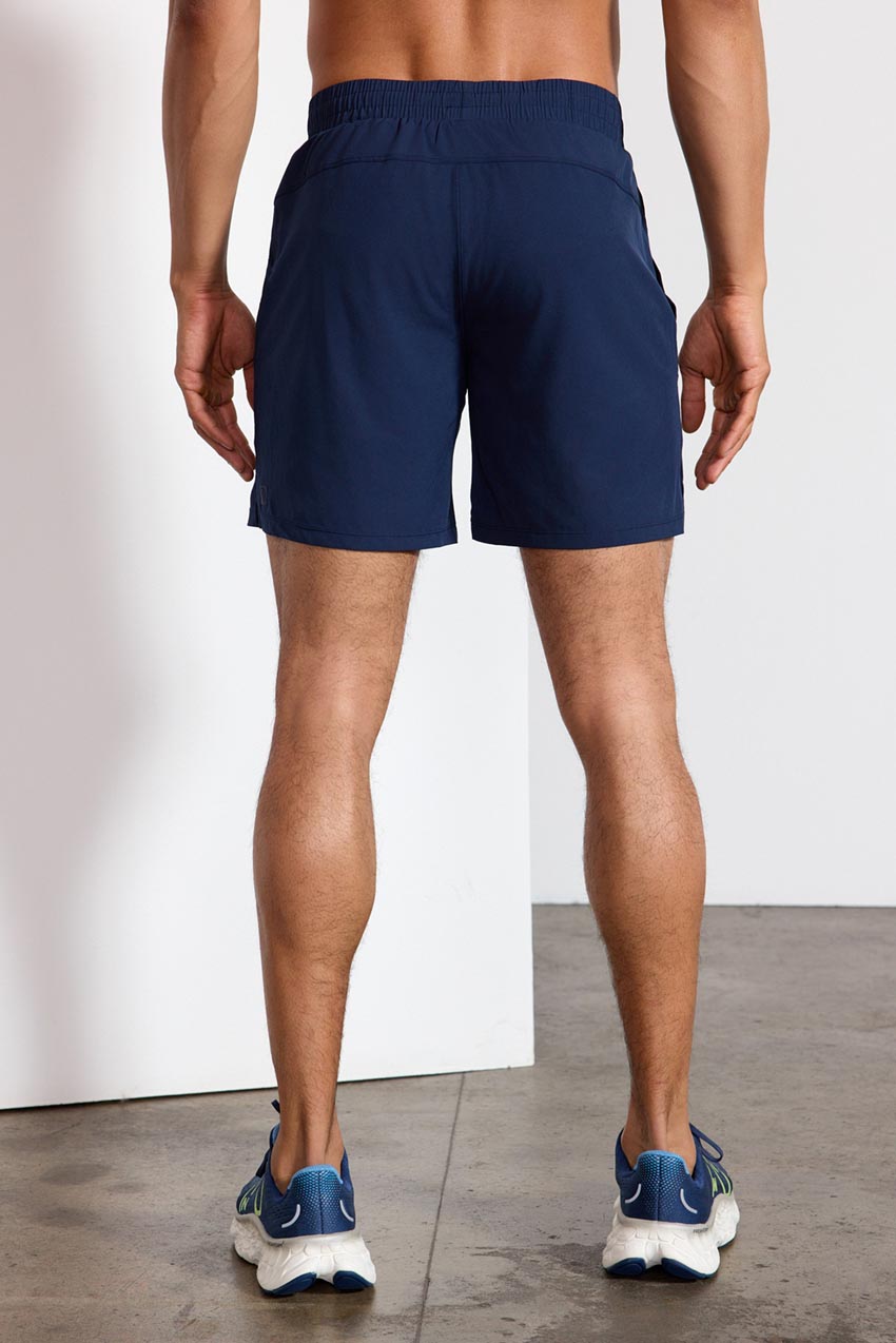 Stride Sweat / Swim Short con Liner - 7 " - Marina profunda / Primrose