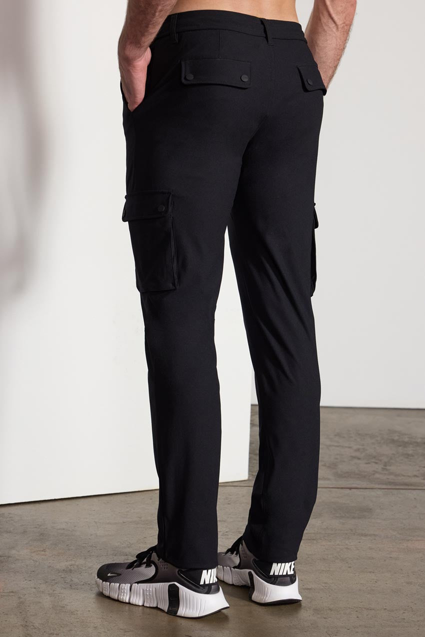 Pantalon de cargaison mince sans limites - noir