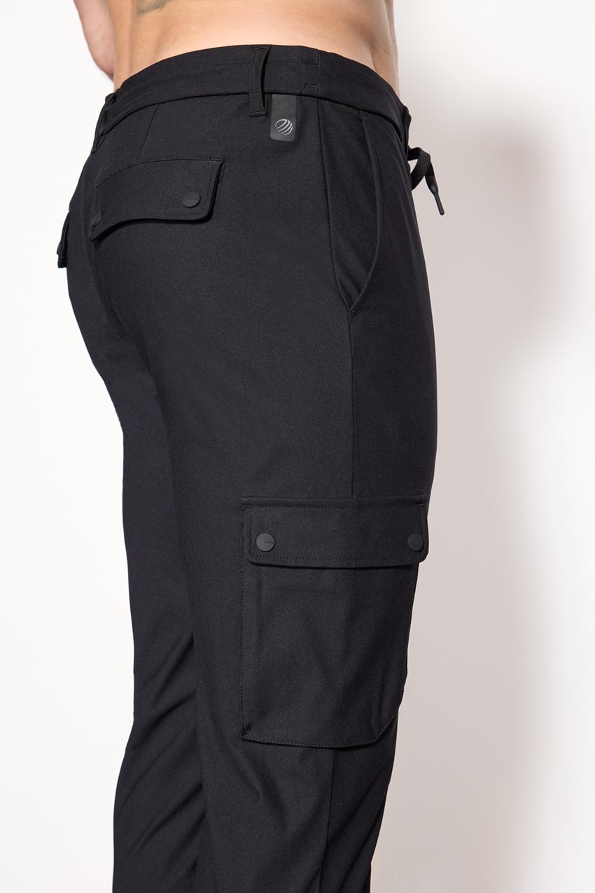 Pantalon de cargaison mince sans limites - noir