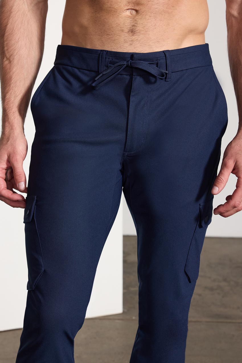 Pantalon de cargaison mince sans limites - marine profonde