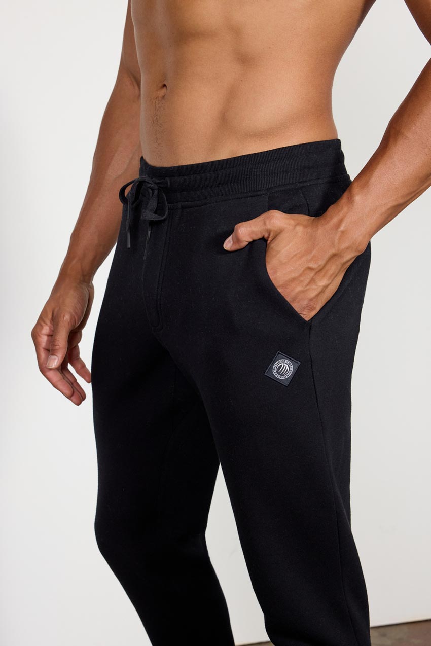 Comfort Men's Fleece Jogger - Black