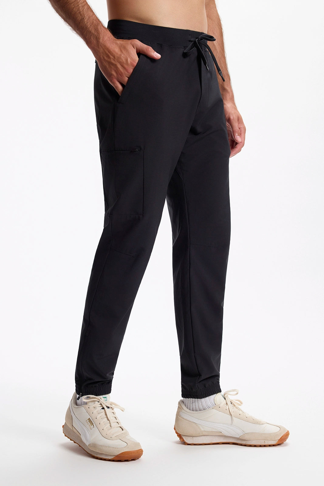 Ripstop Cargo Jogger 29.5" - Black