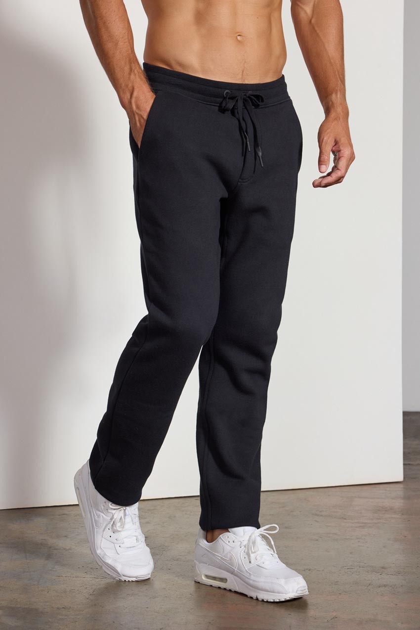 Comfort Men's Fleece Sweatpant - Black