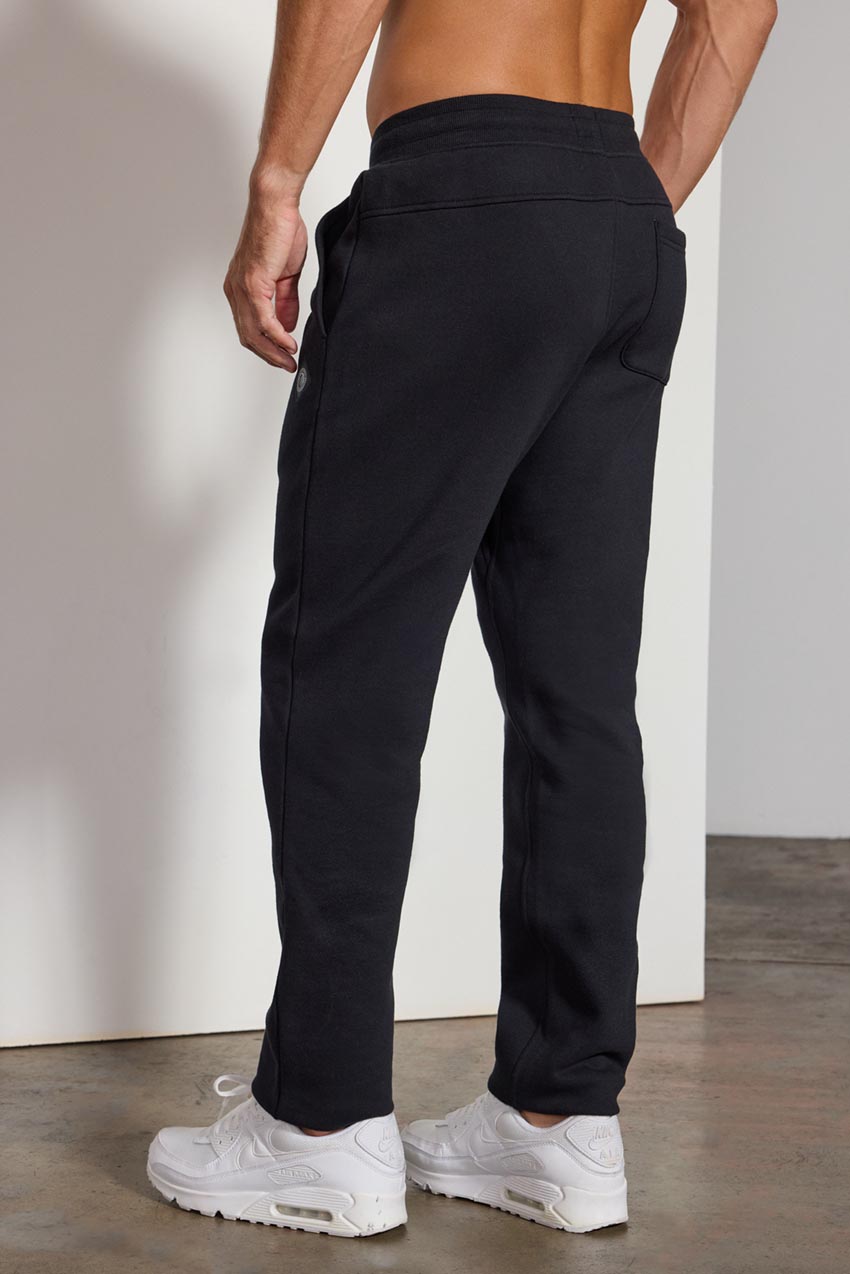 Pantalon de survêtement masculin Luxefleece - noir