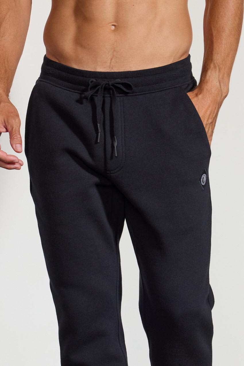 Pantalon de survêtement masculin Luxefleece - noir