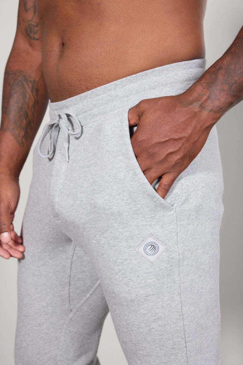 Comfort Men's Fleece Sweatpant - Htr Concrete