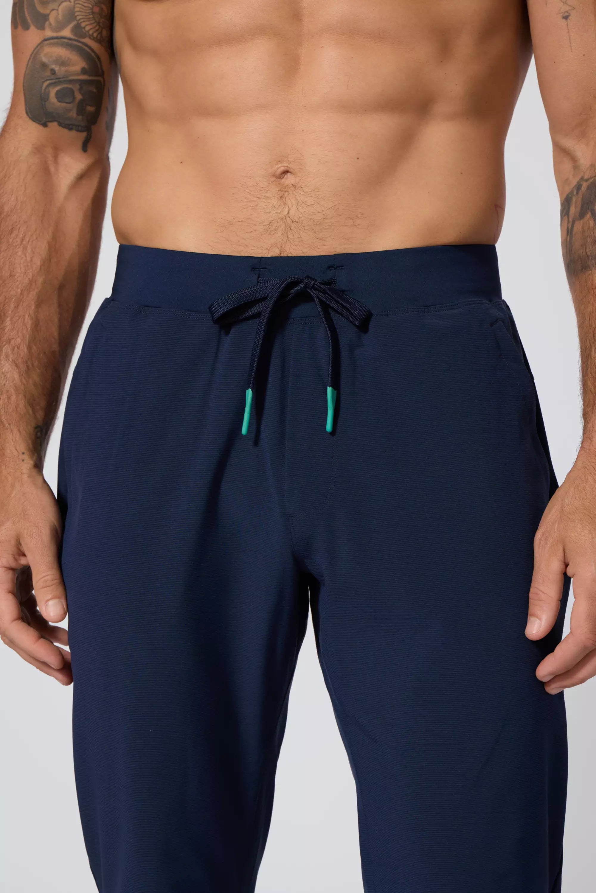 Rove Slim Pant - Navy Deep / Water Garden