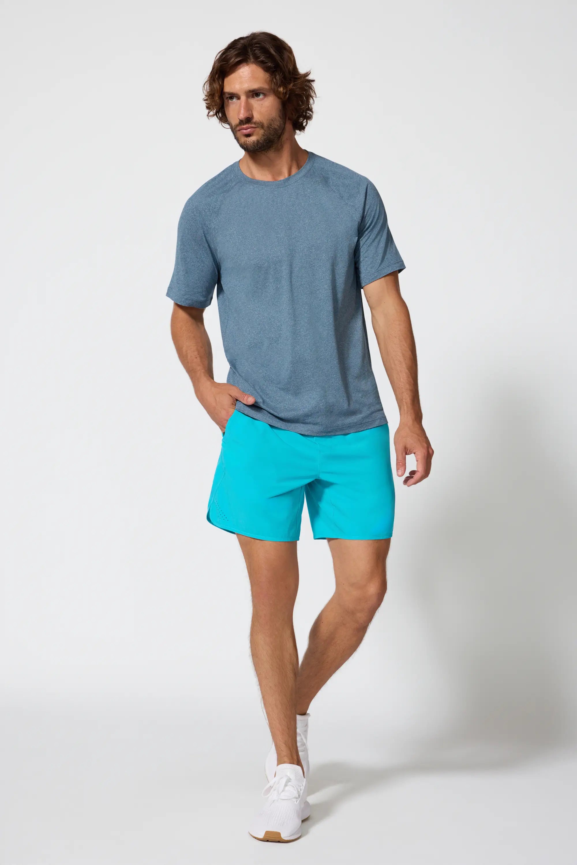 Stride Vented Short - Bluebird