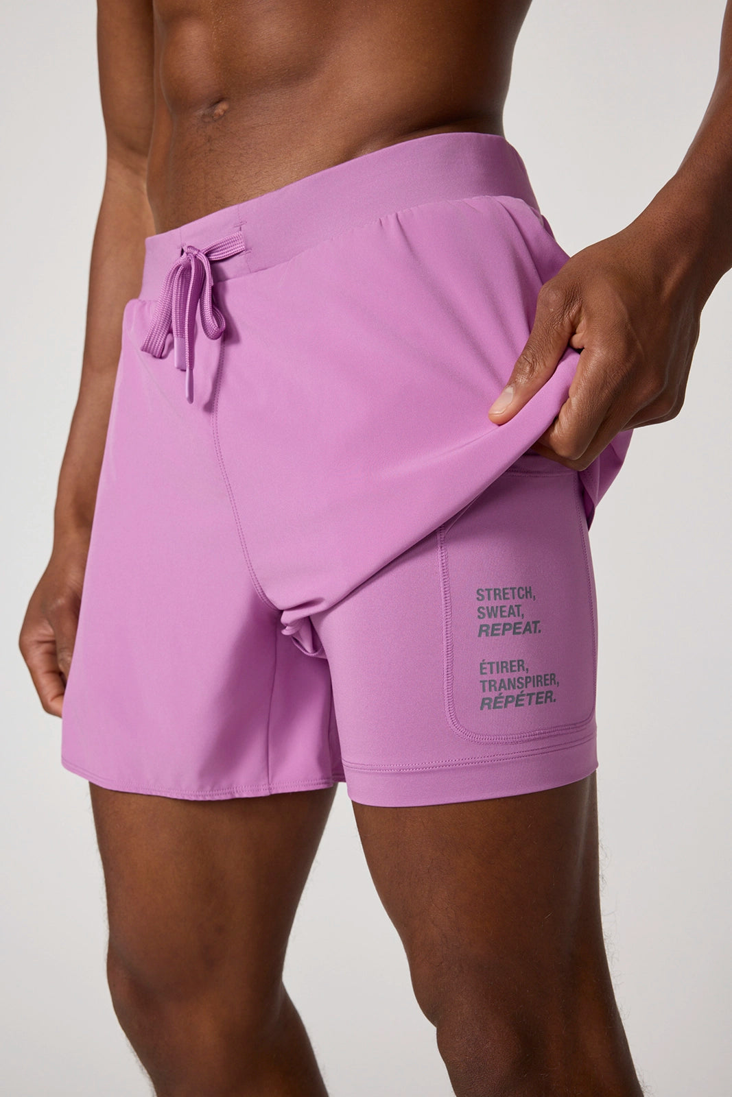 Go The Distance Short - Mulberry