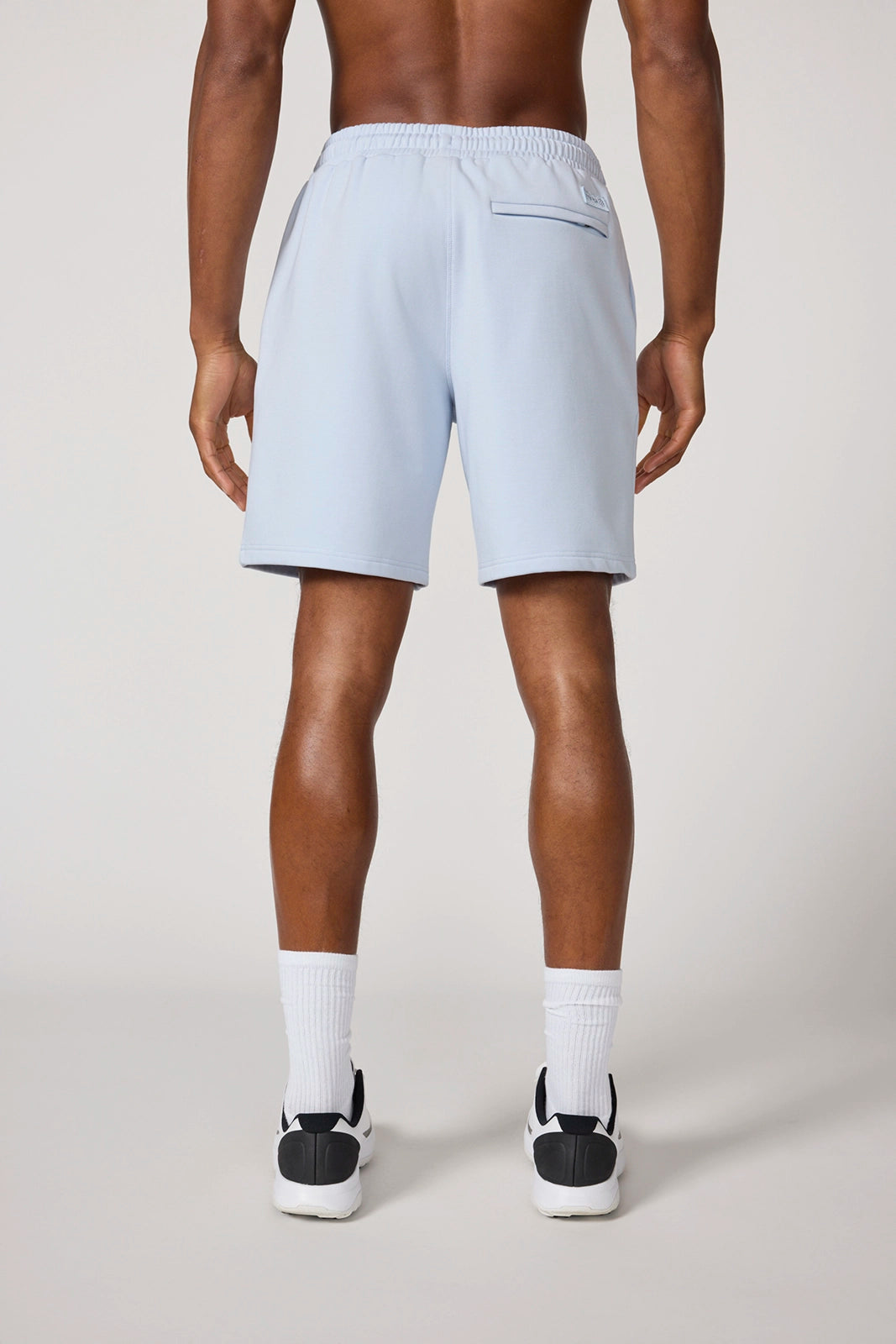 Ultra Soft Fleece 8" Short - Blue Mist