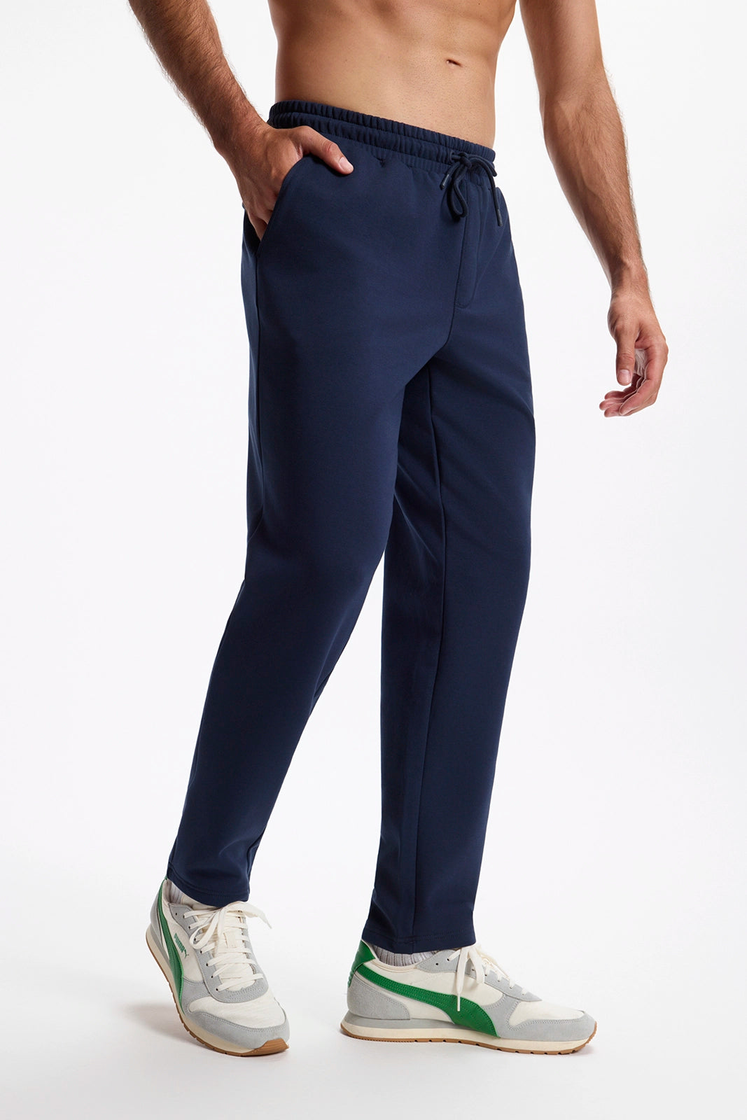 Ultrasoft Fleece Slim Pant - Navy Blazer